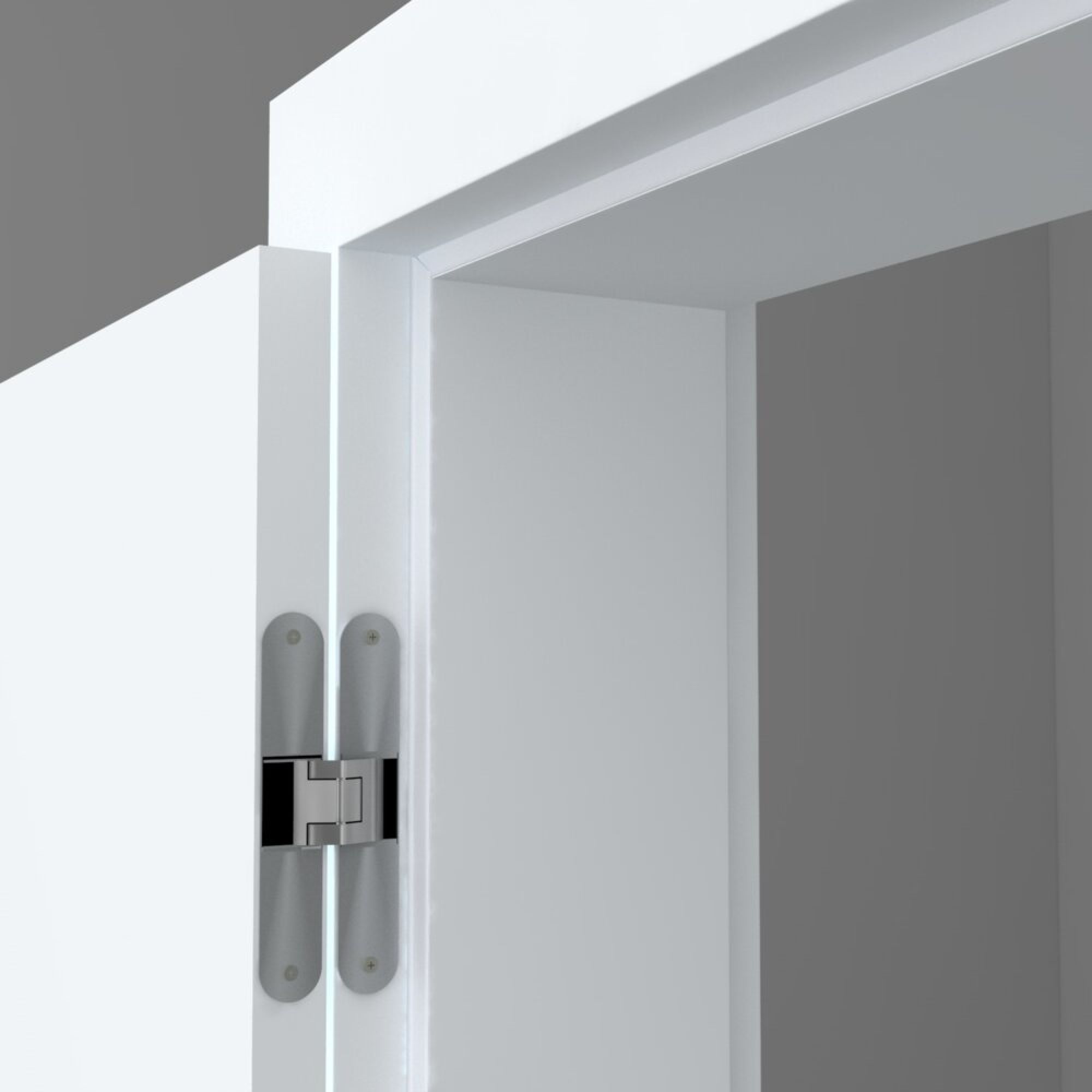 Stumpfanschlagend Türblatt und Zarge -  CPL 9003 extra weiss